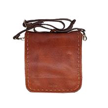کیف دوشی مردانه چرم طبیعی گاوی دستدوز CHD0012